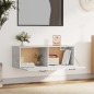 vidaXL Armario pared madera contrachapada gris hormigón 100x36,5x35 cm vidaXL Armario pared madera contrachapada gris hormigón 100x36,5x35 cm