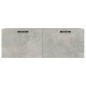 vidaXL Armario pared madera contrachapada gris hormigón 100x36,5x35 cm vidaXL Armario pared madera contrachapada gris hormigón 100x36,5x35 cm