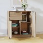 vidaXL Aparador de madera contrachapada color roble Sonoma 60x30x70 cm vidaXL Aparador de madera contrachapada color roble Sonoma 60x30x70 cm