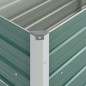 vidaXL Arriate de jardín de acero galvanizado verde 100x40x77 cm vidaXL Arriate de jardín de acero galvanizado verde 100x40x77 cm