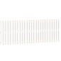 vidaXL Cabecero de cama de pared madera maciza pino blanco 166x3x60 cm vidaXL Cabecero de cama de pared madera maciza pino blanco 166x3x60 cm