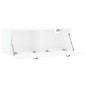 vidaXL Armario de pared madera ingeniería blanco brillo 100x36,5x35 cm vidaXL Armario de pared madera ingeniería blanco brillo 100x36,5x35 cm