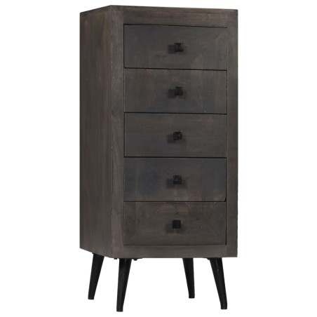 vidaXL Aparador de madera de mango maciza 40x40x91 cm