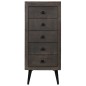 vidaXL Aparador de madera de mango maciza 40x40x91 cm vidaXL Aparador de madera de mango maciza 40x40x91 cm