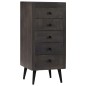 vidaXL Aparador de madera de mango maciza 40x40x91 cm vidaXL Aparador de madera de mango maciza 40x40x91 cm