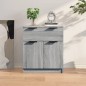 vidaXL Aparador de madera contrachapada gris Sonoma 60x30x70 cm