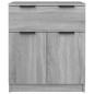 vidaXL Aparador de madera contrachapada gris Sonoma 60x30x70 cm