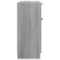 vidaXL Aparador de madera contrachapada gris Sonoma 60x30x70 cm