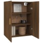 vidaXL Armario colgante de pared roble Sonoma 69,5x34x90 cm vidaXL Armario colgante de pared roble Sonoma 69,5x34x90 cm