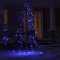 vidaXL Árbol de Navidad 160 LEDs interior y exterior 78x120 cm