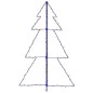 vidaXL Árbol de Navidad 160 LEDs interior y exterior 78x120 cm