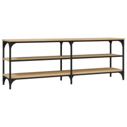 vidaXL Mueble para TV madera contrachapada roble Sonoma 140x30x50 cm
