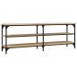 vidaXL Mueble para TV madera contrachapada roble Sonoma 140x30x50 cm