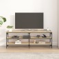 vidaXL Mueble para TV madera contrachapada roble Sonoma 140x30x50 cm