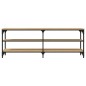 vidaXL Mueble para TV madera contrachapada roble Sonoma 140x30x50 cm