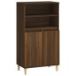 vidaXL Aparador alto madera contrachapada marrón roble 60x36x110 cm vidaXL Aparador alto madera contrachapada marrón roble 60x36x110 cm