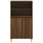 vidaXL Aparador alto madera contrachapada marrón roble 60x36x110 cm vidaXL Aparador alto madera contrachapada marrón roble 60x36x110 cm