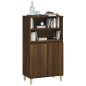 vidaXL Aparador alto madera contrachapada marrón roble 60x36x110 cm vidaXL Aparador alto madera contrachapada marrón roble 60x36x110 cm
