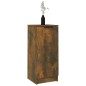 vidaXL Aparadores 2 uds madera contrachapada roble ahumado 30x30x70 cm