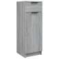 vidaXL Armario de baño madera contrachapada gris Sonoma 32x34x90 cm vidaXL Armario de baño madera contrachapada gris Sonoma 32x34x90 cm