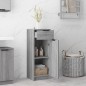 vidaXL Armario de baño madera contrachapada gris Sonoma 32x34x90 cm vidaXL Armario de baño madera contrachapada gris Sonoma 32x34x90 cm