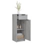 vidaXL Armario de baño madera contrachapada gris Sonoma 32x34x90 cm vidaXL Armario de baño madera contrachapada gris Sonoma 32x34x90 cm