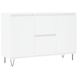 vidaXL Aparador de madera de ingeniería blanco 104x35x70 cm