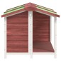 vidaXL Caseta para perros madera maciza de pino moca 96x87x80,5 cm vidaXL Caseta para perros madera maciza de pino moca 96x87x80,5 cm