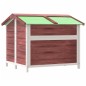 vidaXL Caseta para perros madera maciza de pino moca 96x87x80,5 cm vidaXL Caseta para perros madera maciza de pino moca 96x87x80,5 cm
