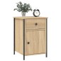 vidaXL Mesita de noche madera contrachapada roble sonoma 40x42x60 cm vidaXL Mesita de noche madera contrachapada roble sonoma 40x42x60 cm