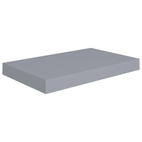 vidaXL Estante flotante de pared MDF gris 40x23x3,8 cm