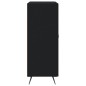 vidaXL Aparador de madera de ingeniería negro 69,5x34x90 cm vidaXL Aparador de madera de ingeniería negro 69,5x34x90 cm