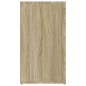 vidaXL Aparador madera contrachapada roble Sonoma 100x33x59,5 cm vidaXL Aparador madera contrachapada roble Sonoma 100x33x59,5 cm