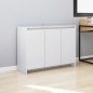 vidaXL Aparador de madera contrachapada blanco 102x33x75 cm vidaXL Aparador de madera contrachapada blanco 102x33x75 cm