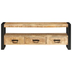vidaXL Mueble de TV madera maciza de mango 120x33x45 cm