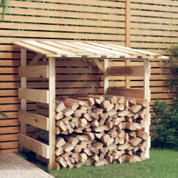 vidaXL Pérgola con techo madera de pino impregnada 100x90x100 cm