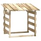 vidaXL Pérgola con techo madera de pino impregnada 100x90x100 cm vidaXL Pérgola con techo madera de pino impregnada 100x90x100 cm