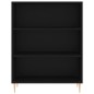 vidaXL Estantería madera de ingeniería negro 69,5x32,5x90 cm vidaXL Estantería madera de ingeniería negro 69,5x32,5x90 cm