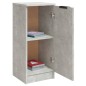 vidaXL Aparadores 2 uds madera contrachapada gris hormigón 30x30x70 cm vidaXL Aparadores 2 uds madera contrachapada gris hormigón 30x30x70 cm