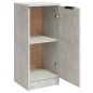 vidaXL Aparadores 2 uds madera contrachapada gris hormigón 30x30x70 cm vidaXL Aparadores 2 uds madera contrachapada gris hormigón 30x30x70 cm