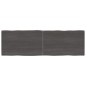 vidaXL Tablero mesa madera tratada borde vivo marrón 160x50x(2-4) cm vidaXL Tablero mesa madera tratada borde vivo marrón 160x50x(2-4) cm