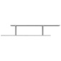 vidaXL Estante de pared para TV contrachapado gris Sonoma 125x18x23 cm