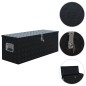 vidaXL Caja de aluminio 1085x370x400 mm negra vidaXL Caja de aluminio 1085x370x400 mm negra