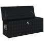 vidaXL Caja de aluminio 1085x370x400 mm negra vidaXL Caja de aluminio 1085x370x400 mm negra