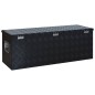 vidaXL Caja de aluminio 1085x370x400 mm negra vidaXL Caja de aluminio 1085x370x400 mm negra