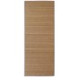 vidaXL Alfombra rectangular de bambú marrón 80 x 200 cm vidaXL Alfombra rectangular de bambú marrón 80 x 200 cm