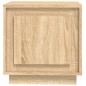vidaXL Mesita de noche madera contrachapada roble sonoma 44x35x45 cm vidaXL Mesita de noche madera contrachapada roble sonoma 44x35x45 cm