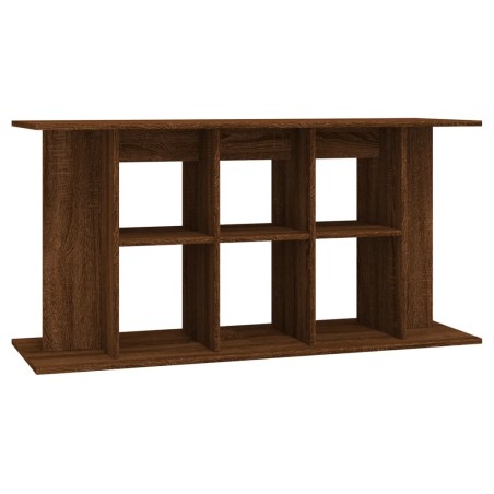 vidaXL Soporte de acuario madera ingeniería roble marrón 120x40x60 cm