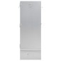 vidaXL Horno ahumador astillas madera acero galvanizado 44,5x29x110 cm