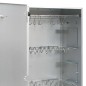 vidaXL Horno ahumador astillas madera acero galvanizado 44,5x29x110 cm
